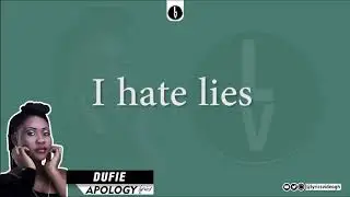 Dufie - Apology (Lyrics Video)