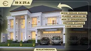 WOW DESAIN RUMAH CLASSIC MEWAH INI ADA DI SAMARINDA!! DEFINISI NYAMAN LUAR DALAM!! - JASA ARSITEK