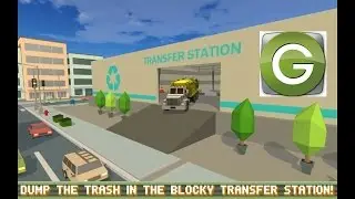 Blocky Garbage Truck SIM PRO (by TrimcoGames) - New Android Gameplay Trailer HD