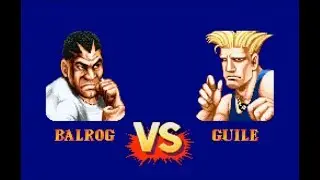 Street Fighter II Turbo Hyper Fighting - Balrog vs. Guile - Hardest Setting