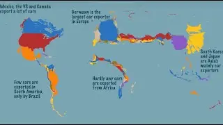 Что такое картограмма или анаморфная карта?