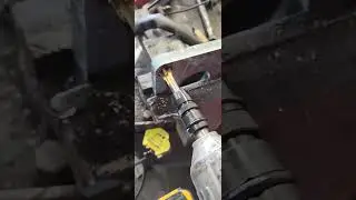 Impact-driven Carbide Tap in Laser-cut Steel