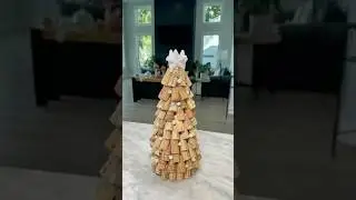 🍷🎄 DIY Wine Cork Christmas Tree &ndash; Easy Holiday Decor Idea!
