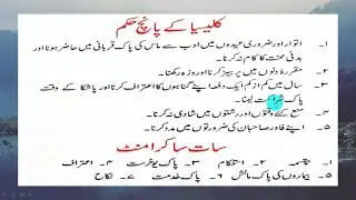Common Catholic Prayers Urdu Text and audio Part 1