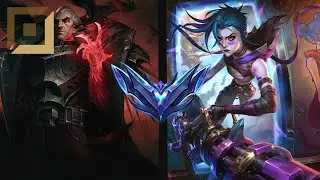 Swain OTP VS Jinx ADC Botlane (The bush trick works everytime I swear)