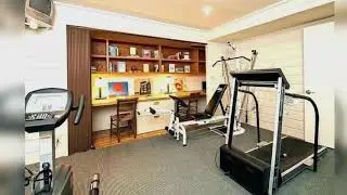 How to decorate an exercise room Own gym