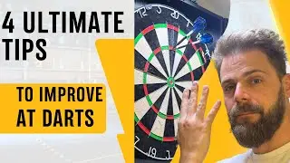 Four Ultimate Darts Tips To Improve Your Game! Play better darts with these key tips!