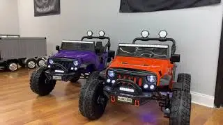 4x4 Lifted Jeep with parental remote control.