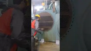 Condenser Descaling and Roding #chiller