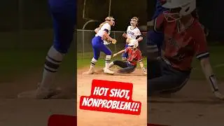 🎯 Tagged at 3rd! | Fast Hands at the Hot Corner #softball
