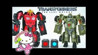 TRANSFORMERS THE LAST KNIGHT ALL SPARK CUBE AUTOBOT HOUND DRIFT OPTIMUS PRIME TALKING MOVIE TOYS!