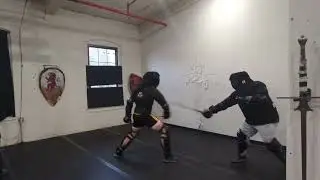 AJ vs Ben Arming Sword Sparring 12/28/25