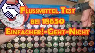 Flussmittel f&uuml;r 18650 geeinigt.