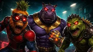 BRAINROT GIGACHADS | BRAINROT SONG (GIGACHAD MARVEL UNIVERSE COVER)
