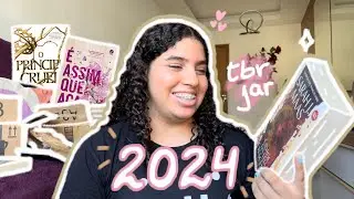 deixando minha TBR JAR escolher os LIVROS que eu vou ler em 2024 | minha tbr de 2024 ✨📚