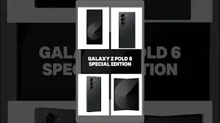 Samsung Galaxy Z Fold 6 Special Edition Design Impressions #shorts