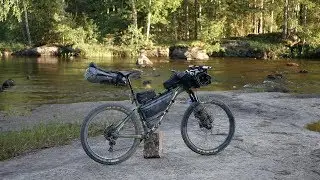 Bike packing and pack rafting trip in Finland