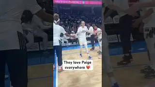 Paige Bueckers getting cheered everywhere she goes #wnba #dallaswings #uconnwbb #womenshoops