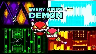 Every Single Hinds Demon // Geometry Dash