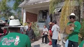 Banda rebelde y comparsa Temamatla en Jolalpan  puebla 8 de Diciembre de 2025