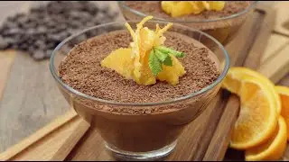 Chocolate Mousse With Oranges and Candied Peel