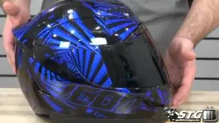 ICON Airmada Spaztyk Helmet Review from Sportbiketrackgear.com