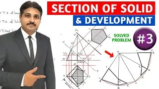 SECTION OF SOLID AND DEVELOPMENT OF LATERAL SURFACES SOLVED PROBLEM 3 @TIKLESACADEMYOFMATHS