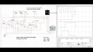 MOD 6 UNIT DISTANCE COUNTER using D Flip Flop