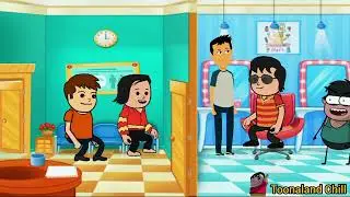 || नाई की दुकान || Salun Shop || Toonaland Chill ||