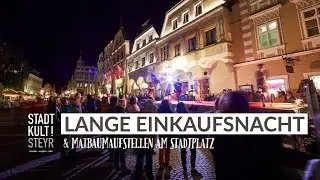 Lange Einkaufsnacht & Maibaumaufstellen am Steyrer Stadtplatz 2017