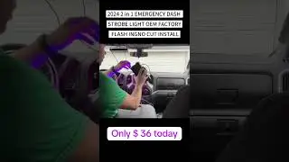 Emergency Lights & Strobe Action - Viral Car Accessories #fok