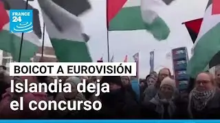 Eurovisi&oacute;n 2026: boicot crece tras participaci&oacute;n de Israel, Islandia se retira &bull; FRANCE 24
