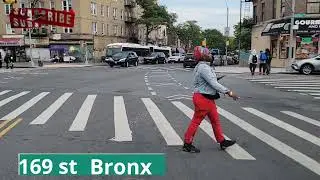 driving on 169th st in the bronx