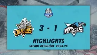 Dragons de Rouen 3-1 Rapaces de Gap - Highlights - Synerglace Ligue Magnus 2023/24