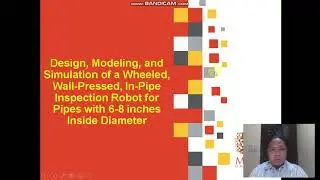 I2CACIS2021 Video Presentation - In-Pipe Inspection Robot
