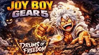 Joy Boy Unleashes the Drums of Freedom | Luffy Gear 5 Awakening | #luffy #joyboy #gear5
