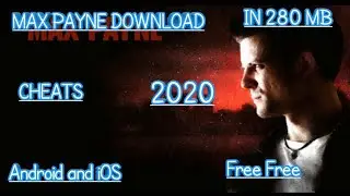 Max Payne game download in free only 280 mb (2020)