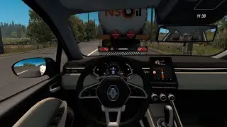 Renault Clio V - Euro Truck Simulator 2 [Steering wheel gameplay]