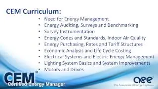An Introduction to the CEM Program