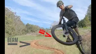 Building berms and a rock garden on my favourite backyard trail