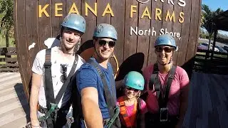 North Shore Zipline HAWAII - Oahu Zipline - CLIMB Works Keana Farms