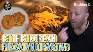 Europeans Taste Korean Style Pizza and Pasta (Kimchijeon, Japchae) | Youn's Kitchen 2