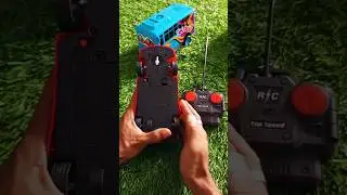 Unboxing and Testing RC McQueen and Bus Telolet Joget No Talking With ASMR Video