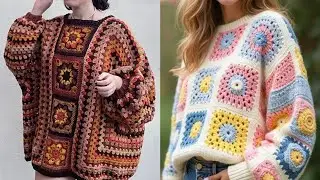 Most Beautiful & Stylish Crochet Tunic Top/Sweater Designs Ideas #2026