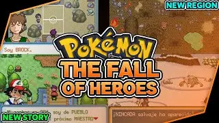 Completed Pokemon Game With Anime Characters, Physical Split, Sidequests, New Story & Region! [GBA]