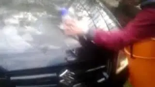 A lavar el auto
