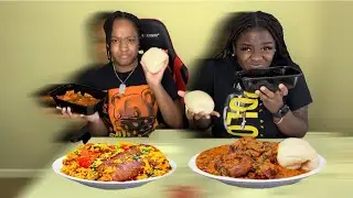 WE TRIED AFRICAN FOOD FOR THE FIRST TIME!! (Fufu, Egusi, Spinach Soup)