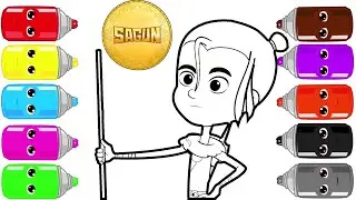 Trt Çocuk Sagun Çizimi ve Boyaması #sagun Nasıl Çizilir ve Boyanır