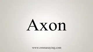 How To Say Axon