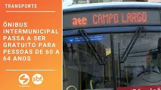 &Ocirc;nibus intermunicipal passa a ser gratuito para pessoas de 60 a 64 anos | TV Sorocaba SBT